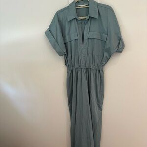 Stylish green-blue dress